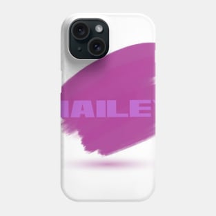 Fall Purple Hailey Design Phone Case