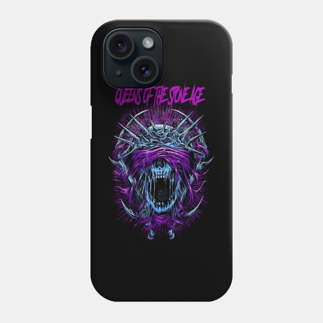 QUEENS OF THE STONE BAND Phone Case by Angelic Cyberpunk