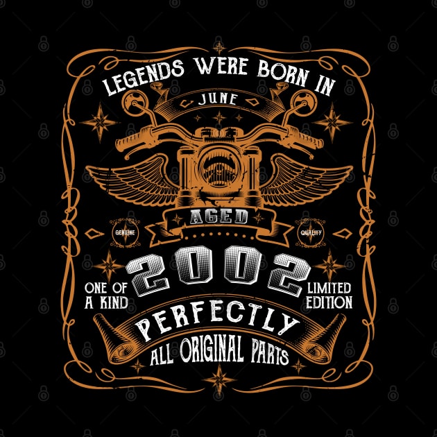 Legends Born In June 2002 21st Birthday by Cartine