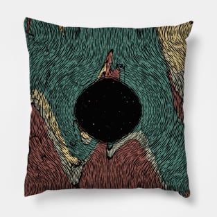 Line Art Nirmana Galaxy Colorful Pillow