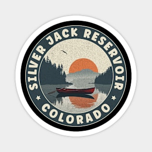 Silver Jack Reservoir Colorado Sunset Magnet