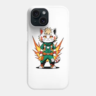 Bakugo Cat - Explosive Energy Phone Case