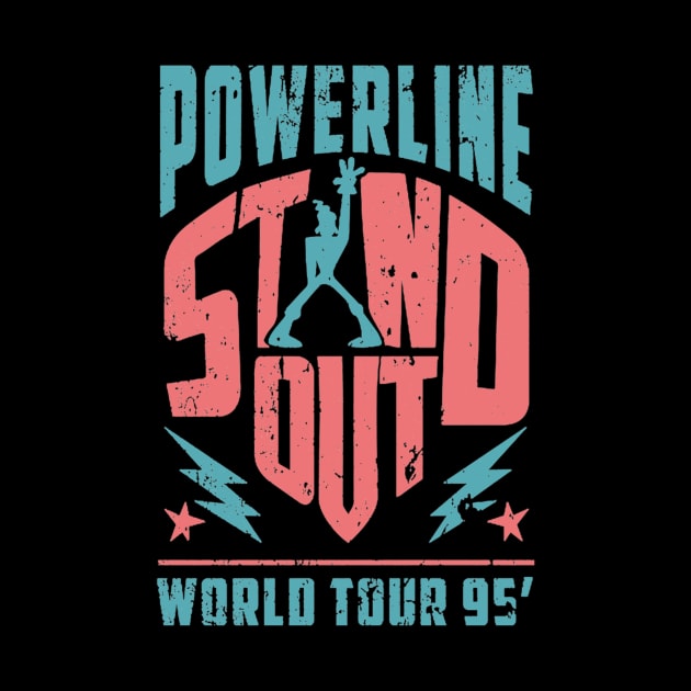 Powerline - Stand Out - World Tour 95' - Vintage BluePink by SantinoTaylor