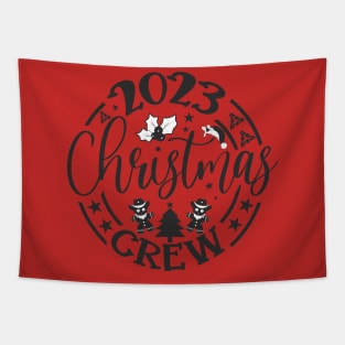 2023 Christmas Crew Family Friends Matching Tapestry