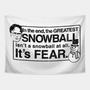 The Greatest Snowball - Dwight Schrute (Variant) Tapestry