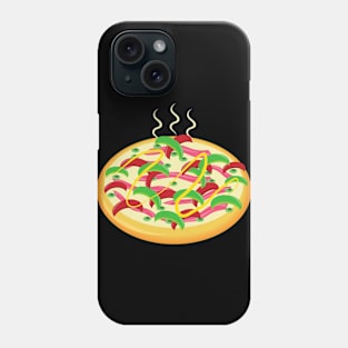 Pizza with lots of toppings Phone Case