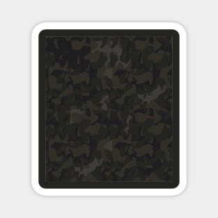 Dark camo pattern Magnet