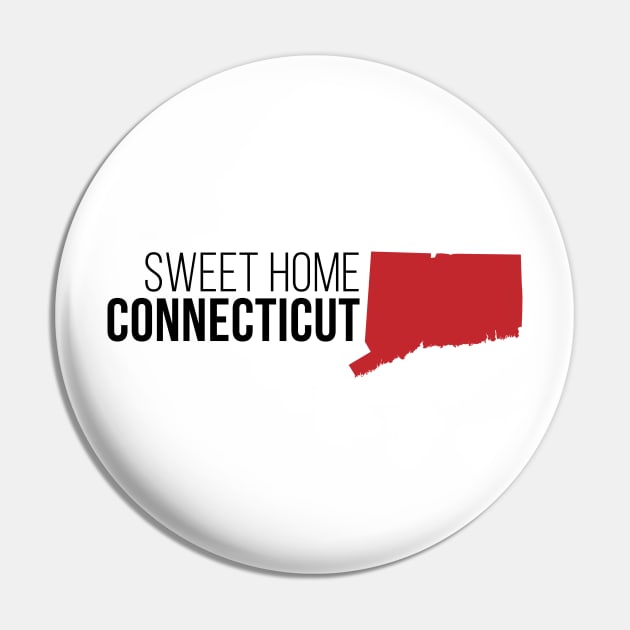 Sweet Home Connecticut Pin by Novel_Designs