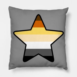 Bear Pride Star Pillow