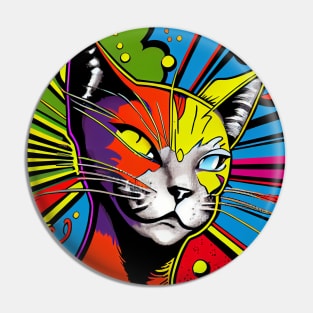 Psychedelic Cat 27.0 Pin