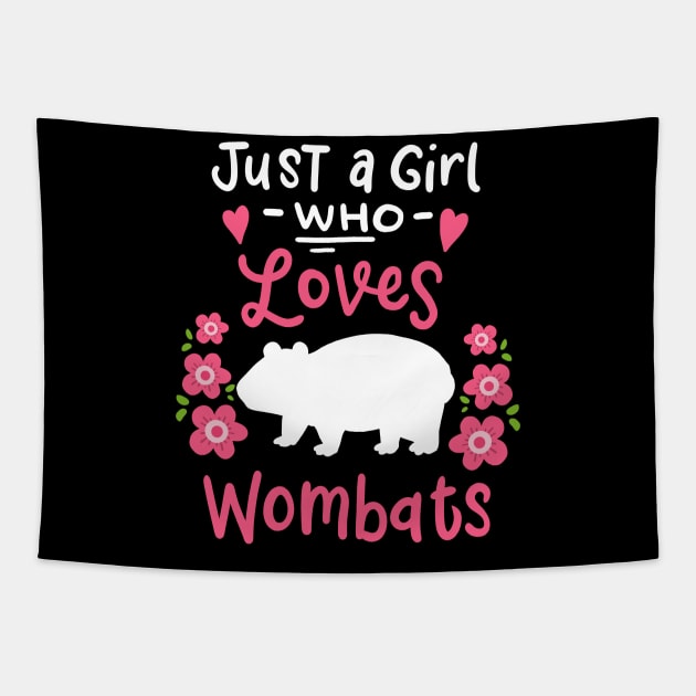 Wombat Wombat Lover Australian Tapestry by KAWAIITEE