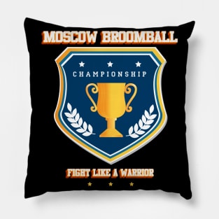 Moscow broomball Pillow