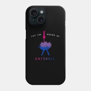 For the honor of Gayskull (bisexual flag) Phone Case