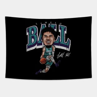 LaMelo Ball Charlotte Cartoon Tapestry