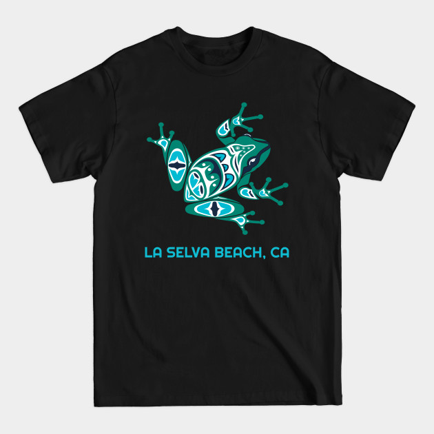 Disover La Selva Beach, California Frog Pacific NW Native American Indian - Frog Lovers Gift - T-Shirt