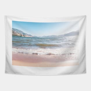 Summer Beach Waves and Sunshine Tapestry