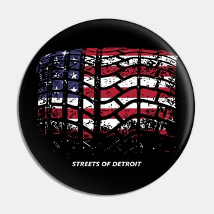 Streets of Detroit Pin