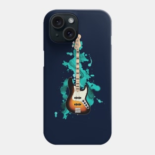 J-style Bass Guitar Sunburst Color Phone Case