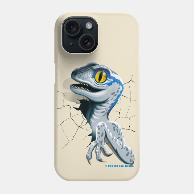 Jurassic World - Baby Blue Raptor Phone Case by TMBTM