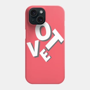 vote american election retro funny design Phone Case