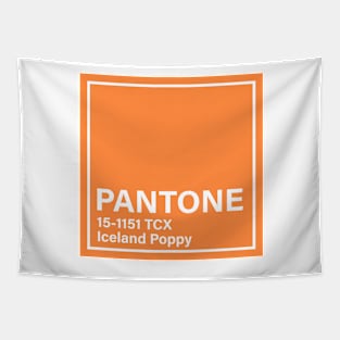 pantone 15-1151 TCX Iceland Poppy Tapestry