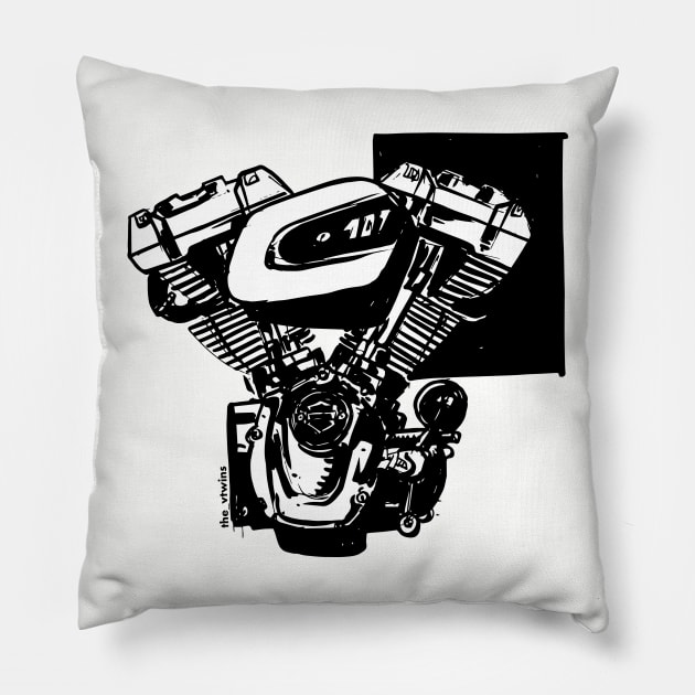 Milwaukee 8 Pillow by the_vtwins