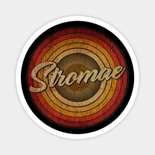 arjunthemaniac, circle retro faded Stromae Magnet