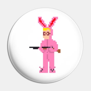 A Ralphie Christmas in 8 bit Pixel Art Pin