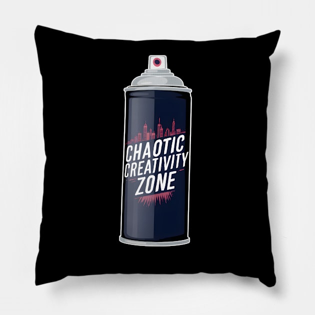 Graffiti Pulse Pillow by 2wear Grafix