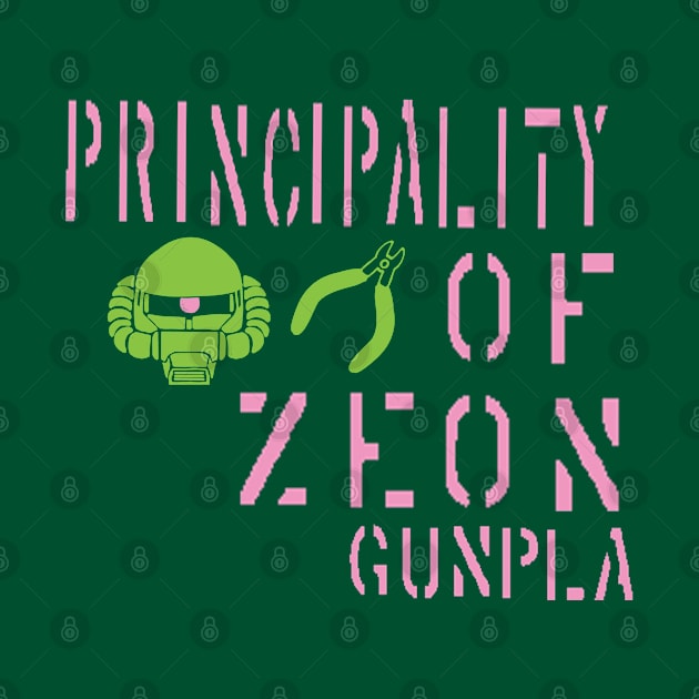 Principality of Zeon Gunpla by Okay o_Random_Shop