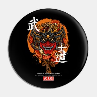 head samurai mamba Pin