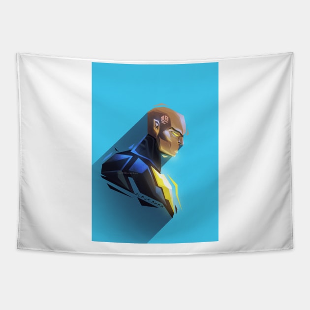 Black Adam Tapestry by dbcreations25