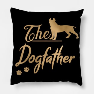 The Pit Bull Terrier Dogfather Pillow