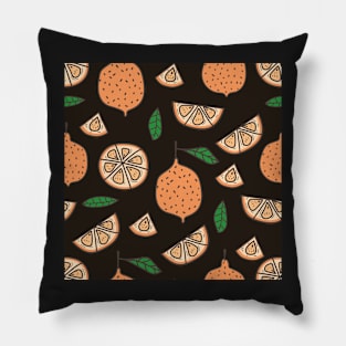 Minimal Colorful Fruit Pattern Pillow