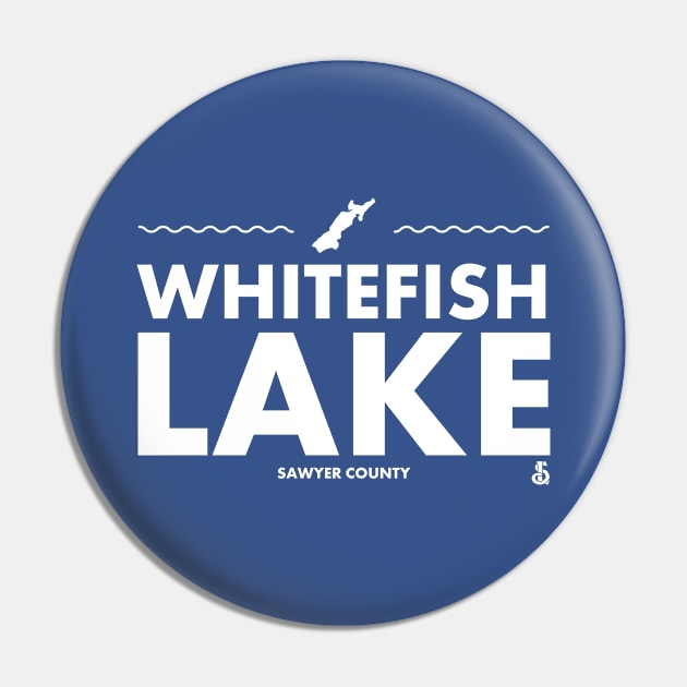 Sawyer County, Wisconsin - Whitefish Lake Pin by LakesideGear