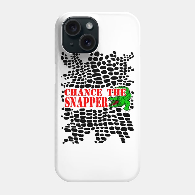 chance the snapper chicago alligator Phone Case by Javacustoms