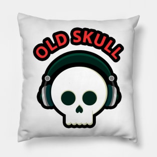 Old Skull Pillow