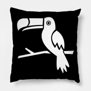 Toucan Banner Pillow