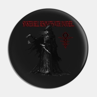 Bell Ringing Woman Pin