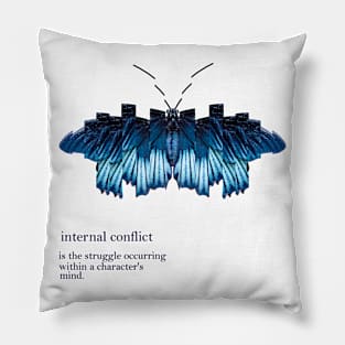 Abstract butterfly Pillow