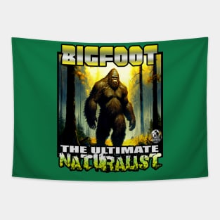 Bigfoot the Ultimate Naturalist Sasquatch Nature Outdoors Earth Day Tapestry