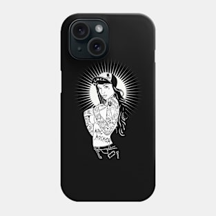 tattooed skater girl Phone Case