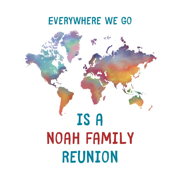 Noah Family Reunion color by Wolfmueller