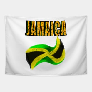 Vintage Reggae Rasta Jamaican flag Jamaica Tapestry