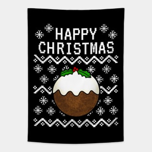 Xmas Pudding Ugly Christmas Tapestry