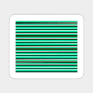 Green Pattern Magnet