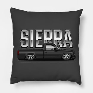 The Sierra Pickup Truck (Onyx Black) Pillow