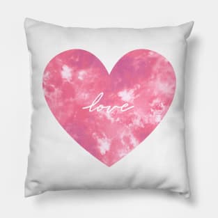 Dye Heart Love Pillow