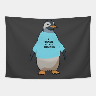 Teacher Penguin Tapestry