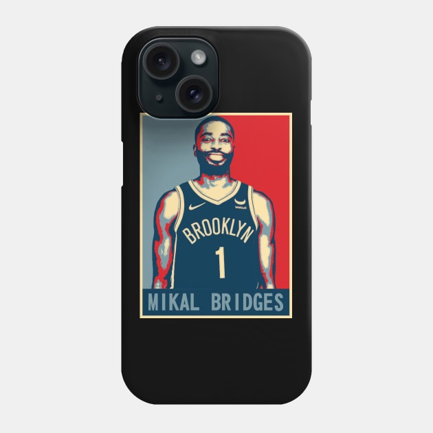 Mikal Bridges Phone Case by today.i.am.sad